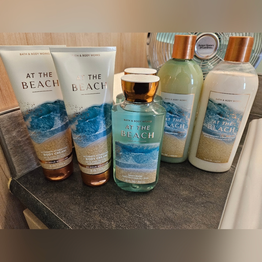 At The Beach Bath & Body Works Cream Wash Shampoo Conditioner New Full Size - Picture 8 of 8